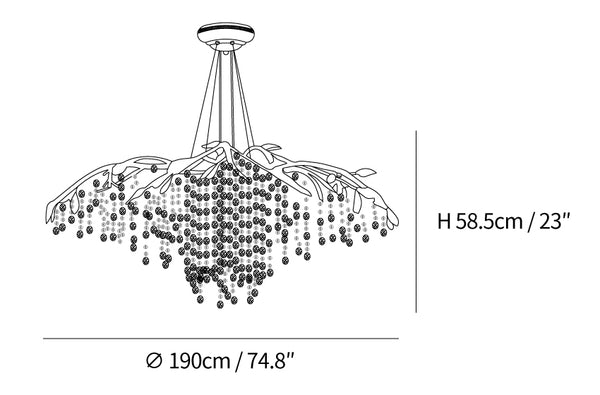 Autumn Twilight Chandelier