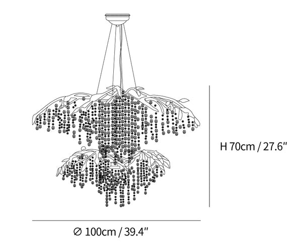 Autumn Twilight Chandelier