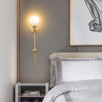 Ava Brass Wall Lamp
