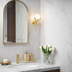 Ava Brass Wall Lamp