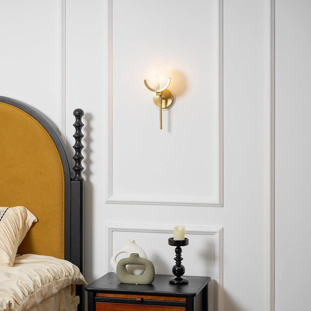 Ava Brass Wall Lamp
