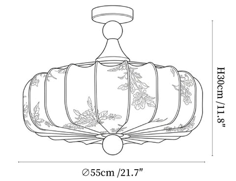 Aveline Bloom Ceiling Lamp