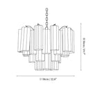 Aveline Glass Chandelier