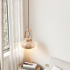 Aveline Travertine Pendant Light