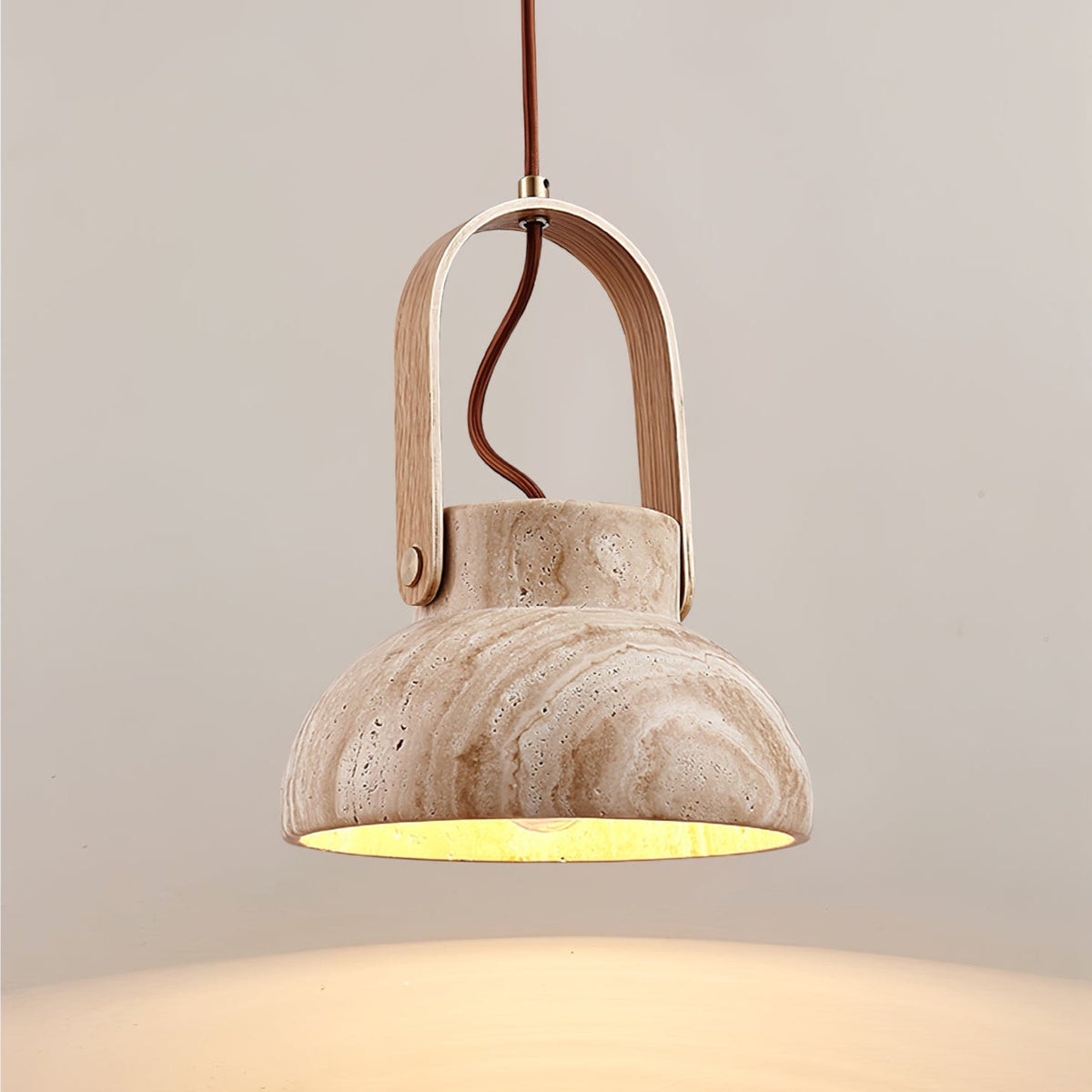 Aveline Travertine Pendant Light