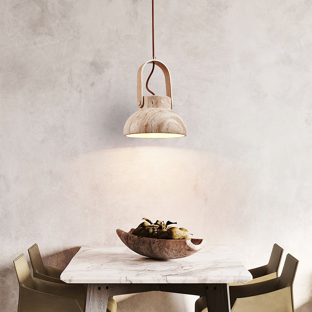 Aveline Travertine Pendant Light