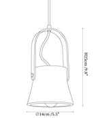 Aveline Travertine Pendant Light