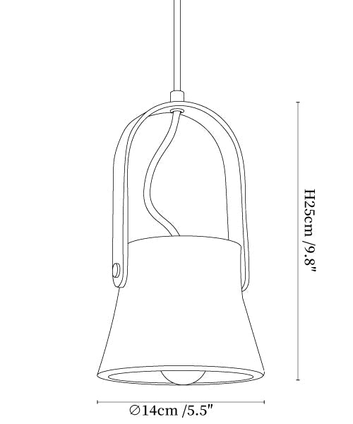 Aveline Travertine Pendant Light