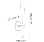 Averon Alabaster Torch Wall Sconce