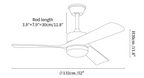 Averso Ceiling Fan Light