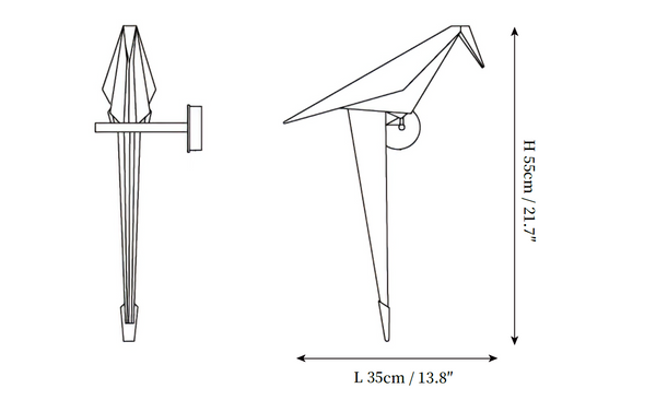 Avian Serenity Plug-in Wall Lamp