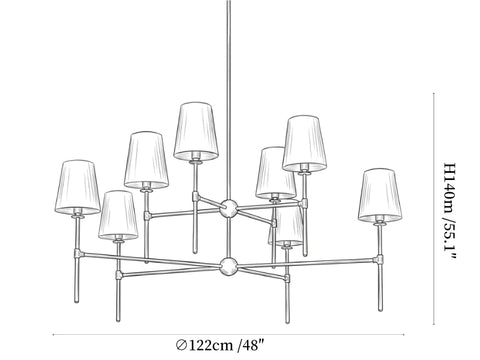 Axial Chandelier