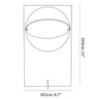 Axis Rotating Disc Table Lamp