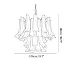 Azure Drift Glass Chandelier