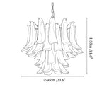Azure Drift Glass Chandelier