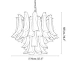 Azure Drift Glass Chandelier