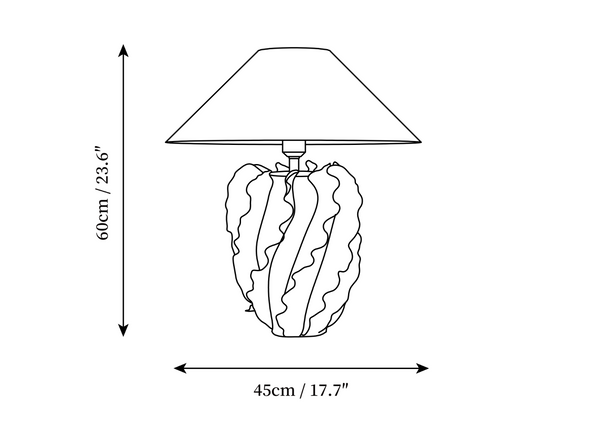 Azure Wave Table Lamp