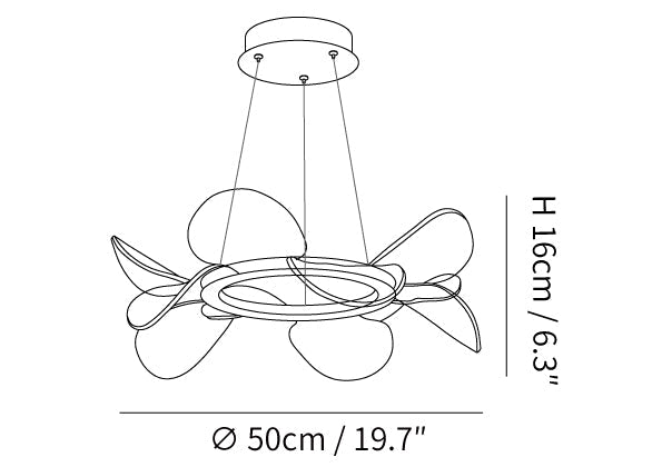 Bain Flying Flowers Chandelier