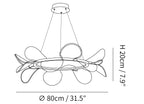 Bain Flying Flowers Chandelier