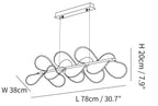 Bain Flying Flowers Chandelier