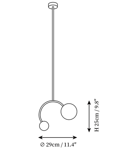 Balance Glass Pendant Lamp