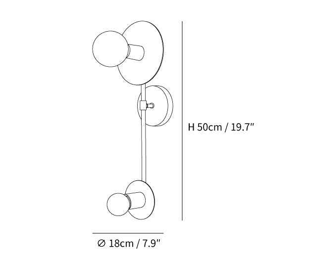 Balance Scale Wall Light