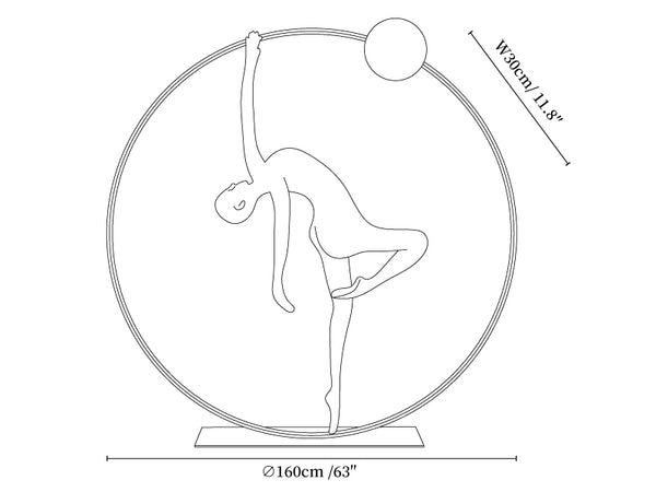 Balance Sculpture Floor Ornaments