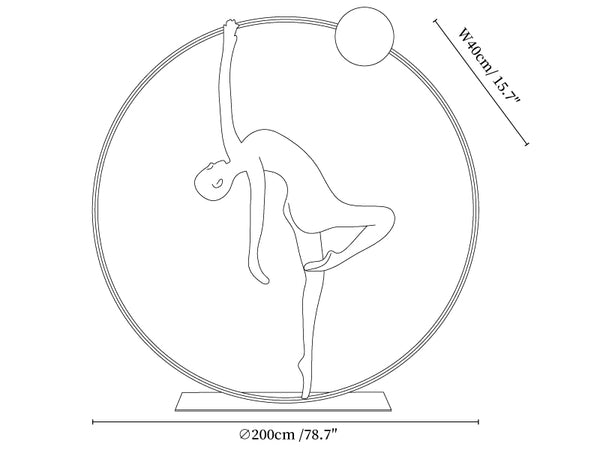 Balance Sculpture Floor Ornaments