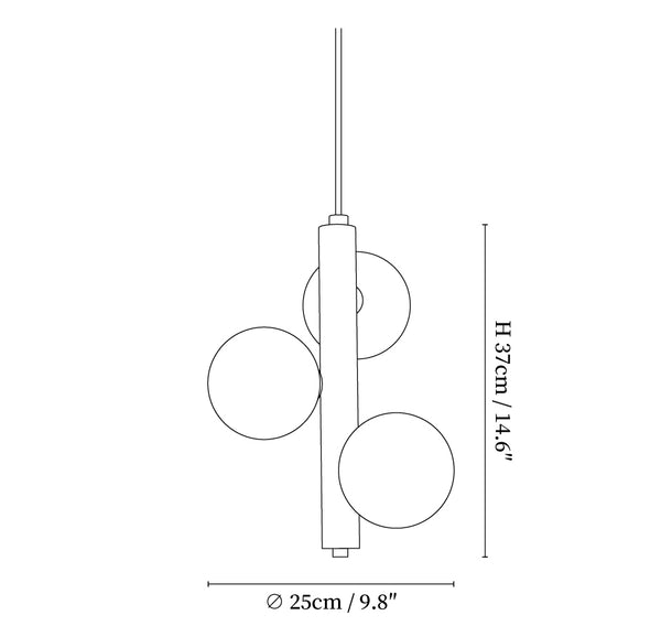 Ball Spheres Pendant Lamp