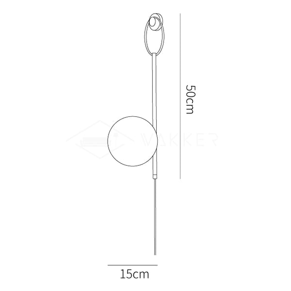 Ballon Brass Wall Lamp
