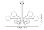 Balloon Ball Chandelier