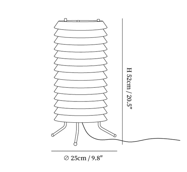 Baltic Tower Table Lamp
