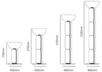 Bamboo Glass Floor Lamp