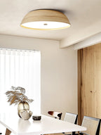 Bamboo Textured Ceiling Lamp