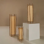 Bamboo Veil Lantern Floor Lamp