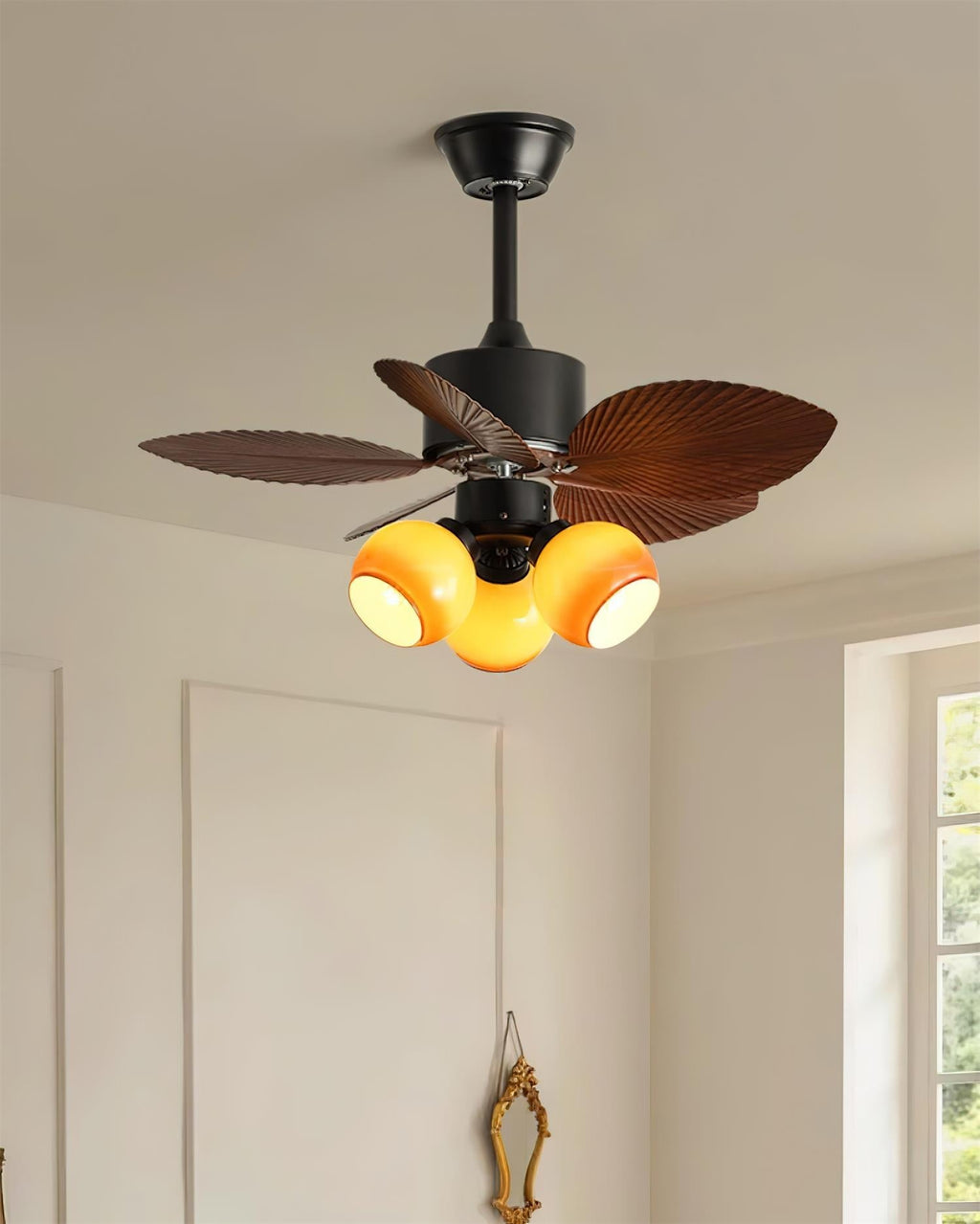 Banana Leaf Breeze Ceiling Fan Light