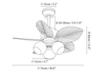 Banana Leaf Breeze Ceiling Fan Light