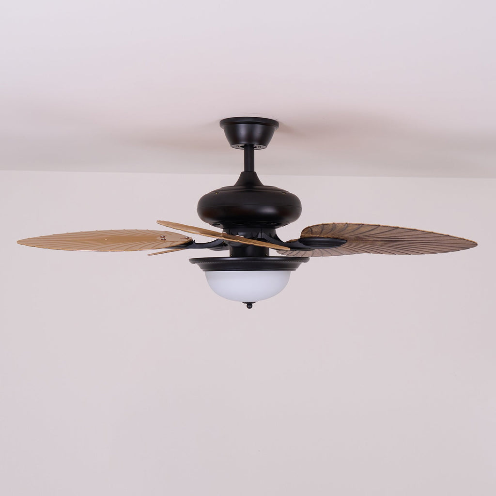Banana Leaves Ceiling Fan Light