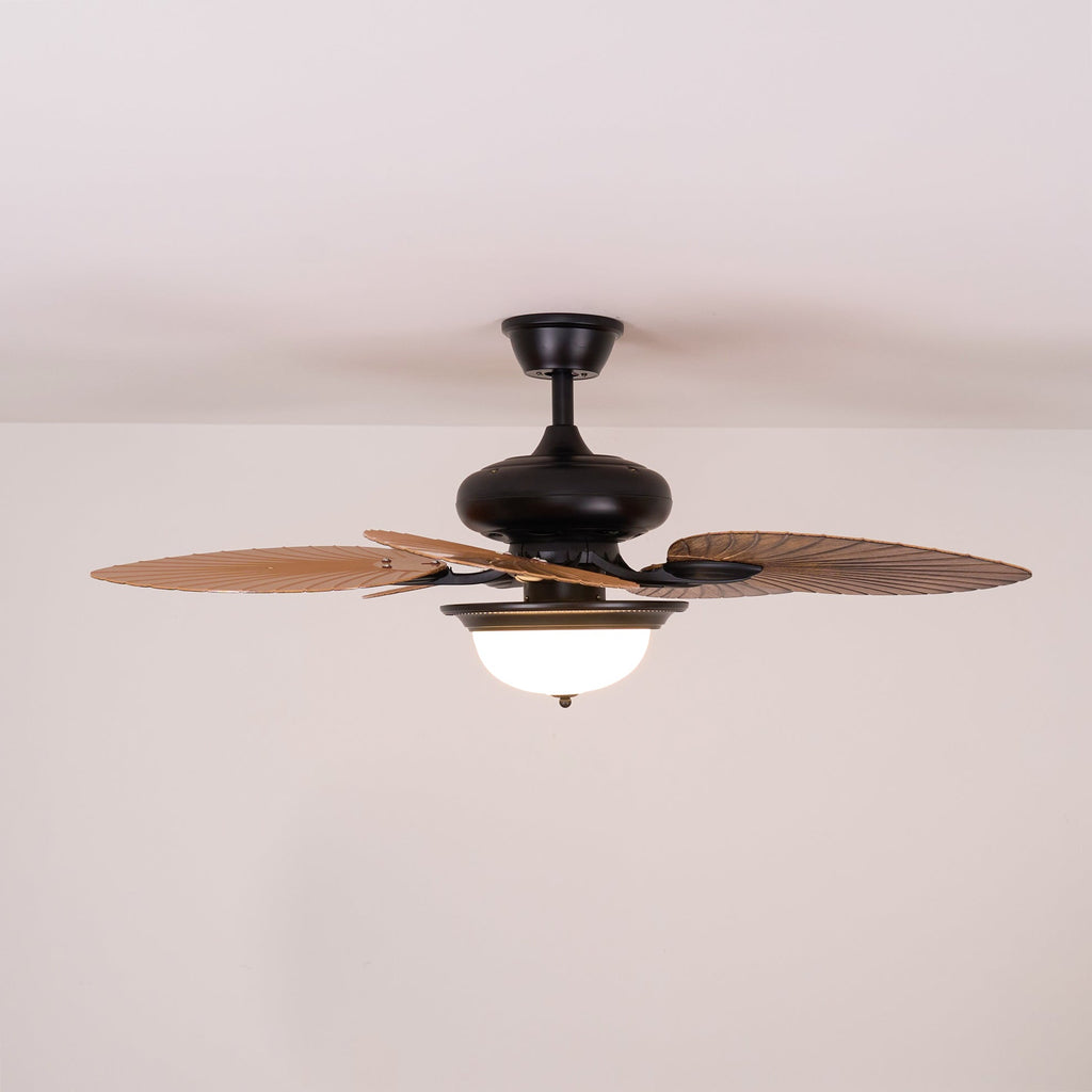 Banana Leaves Ceiling Fan Light