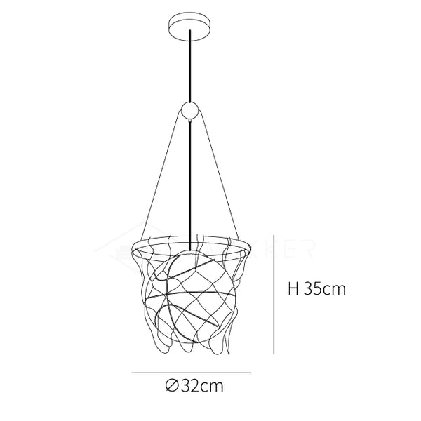 Basketball Pendant Lamp