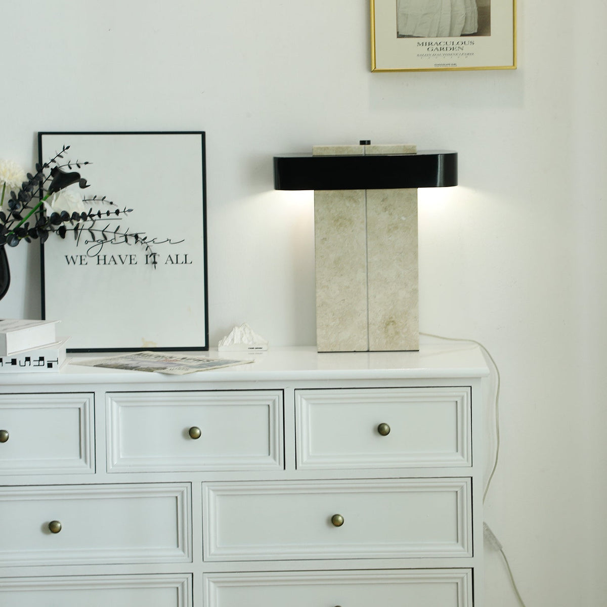 Bastion Marble Table Lamp
