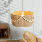 Beaded Boho Pendant Lamp