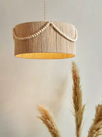 Beaded Boho Pendant Lamp