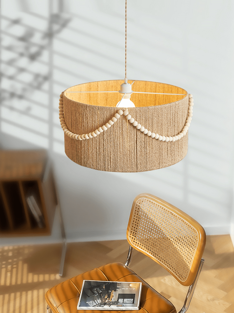 Beaded Boho Pendant Lamp