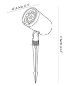 Beam Spike Adjustable Landscape Spotlight