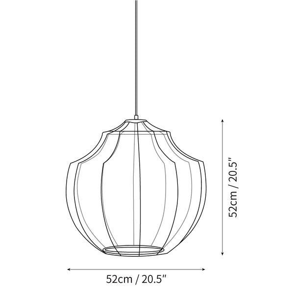 Beau Mesh Pendant Light