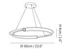 Beliani LED Pendant Light