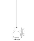 Bell Jar Alabaster Cluster Chandelier