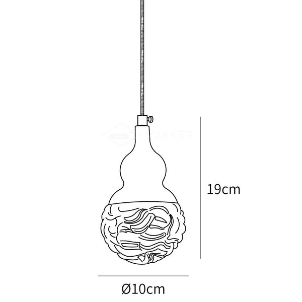 Bella Brass Pendant Light