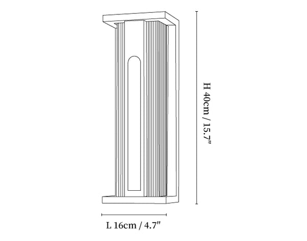 Bellamy Flair Outdoor Wall Lamp